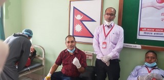 बुटवलमा नियमित रक्तदाता संघको रक्तदान :  १०१ जनाले गरे रगतदान
