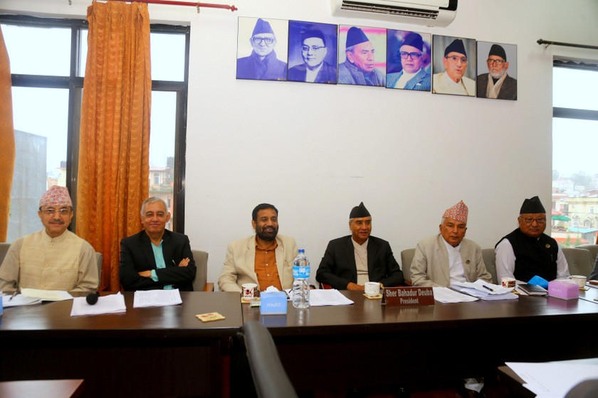 नेपाली कांग्रेसको केन्द्रीय समिति बैठक पुस ७ गते बस्ने