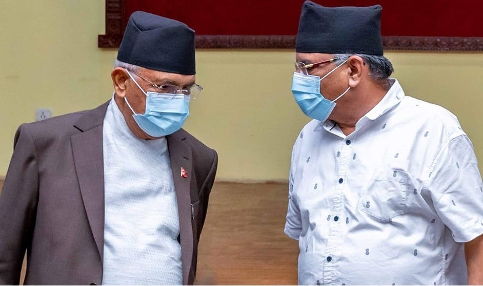 प्रचण्डलाइ ओलीको जवाफ-‘औपचारिक बैठक बसे त्यो नै पार्टी फुटको घोषणाको विन्दु हुनेछ’