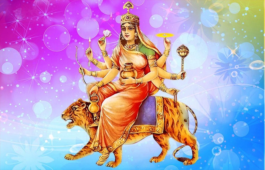 आज नवरात्रको चौंथो दिन कुष्माण्डा भगवतीको पूजा अर्चना गरिँदै