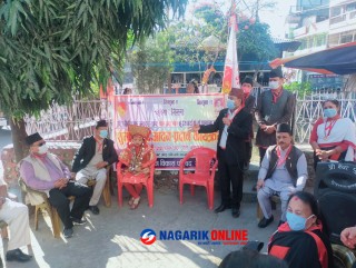 बुटवलमा नेवार समुदायले मनाए नयाँ वर्ष ११४१,राष्ट्रिय विभुति शंखधर साख्वाको शालिकमा माल्यार्पण (फाेटाेफिचर)