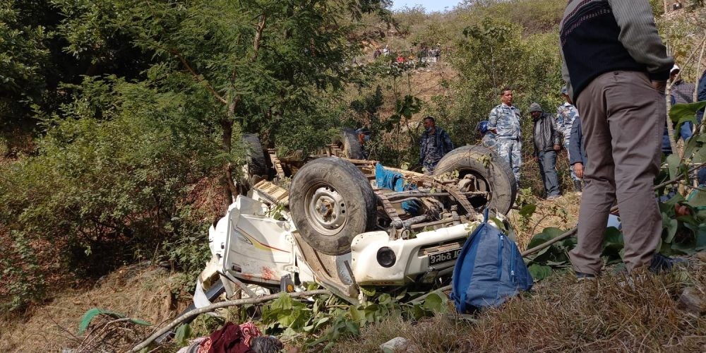 बैतडीमा जीप दुर्घटना,५ जनाको मृत्यु ४ जना घाइते