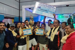 कपिलवस्तुलाई हराउदै राष्ट्रिय पुरुष डबल ब्याडमिन्टन प्रतियोगिताको उपाधि कास्कीले जित्याे