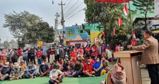 संविधानको रक्षार्थ अग्रगमनपक्षधरहरु एक ठाउँमा उभिनुपर्छ : मानव अधिकारकर्मी  खनाल