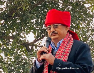बालकृष्ण खाँणले  भने-‘केपी ओली पतनको बाटोमा,सरकारले जनताको हकअधिकार खोस्याे’