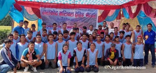 बाग्लुङको गलकोटमा भलिबल छनोट प्रतियोगिता शुरू,१० समुहको सहभागीता
