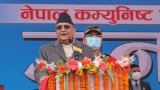 ओलीको  प्रष्टीकरण : नेकपाको  मुलधार हामी हौं,पार्टी फुटेको नभइ केही मान्छे बाहिरिएका हुन् ’
