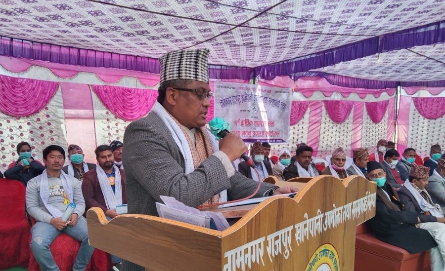 लुम्बिनी प्रदेशमा  २ बर्ष भित्र खानेपानीको समस्या समाधान हुन्छ : मन्त्री चौधरी