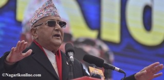 ओलीले भने-‘ नयाँ सरकारको फैसला निर्वाचनले गर्छ ’