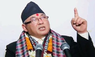 गृहमन्त्री रामबहादुर थापाको चेतावनी- ‘मांसाहारी आन्दोलन गर्छु भन्नेलाई जावलाखेलमा लगेर थुन्छु ’