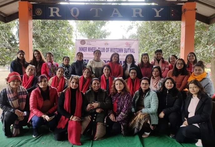 इनरव्हील बुटवल मिडटाउनद्वारा परिचयात्मक तथा बनभोज