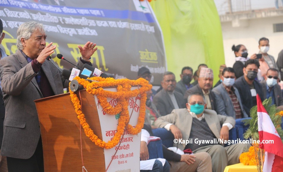 ‘निर्वाचन आयोगको गतिविधि संकास्पद छन्,आयोगले अदालतको निर्णय किन कुर्नुपर्याे ?’ : शेरबहादुर देउवा