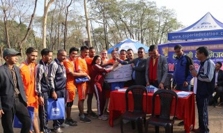 आयोजक लुम्बिनीले जित्याे मिडियाकप भलिबलको उपाधि,बुद्ध टेलिभिजन उपबिजेता