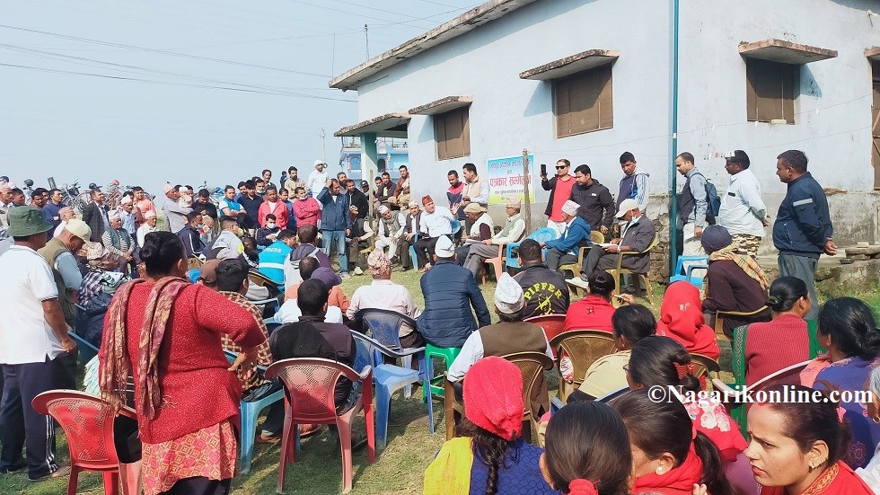 मोतिपुर औद्याेगिक कोरिडोर विवाद : सहमति बिना शिलान्यास गर्ने खाेजे स्थानियले अवरोध गर्ने ! [भिडियाे सहित]