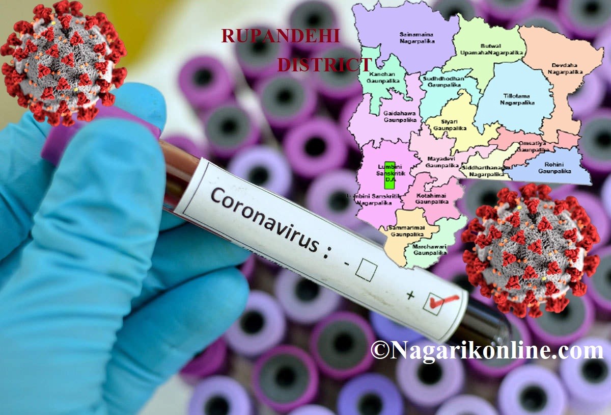 रुपन्देहीमा २४ घण्टामा ४६ जना नयाँ संक्रमित,५५जना संक्रमणमुक्त