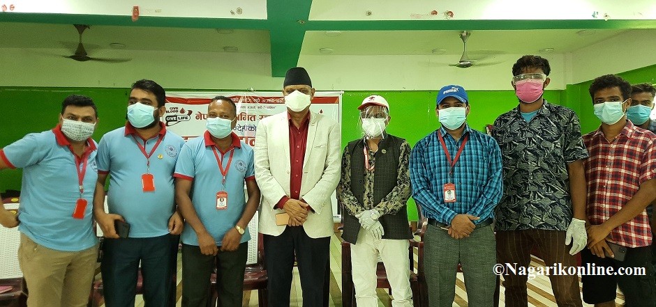  नियमित रक्तदाता संघद्वारा सैनामैनामा रक्तदान, ७५ युनिट रगत संकलन