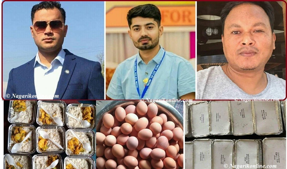 भाेक मेटाउने टिफिन बक्स बाँडेर पुण्य कमाउँदै बुटवलका ‘तीन भाई’,१ हजार ७ सयलाई वितरण