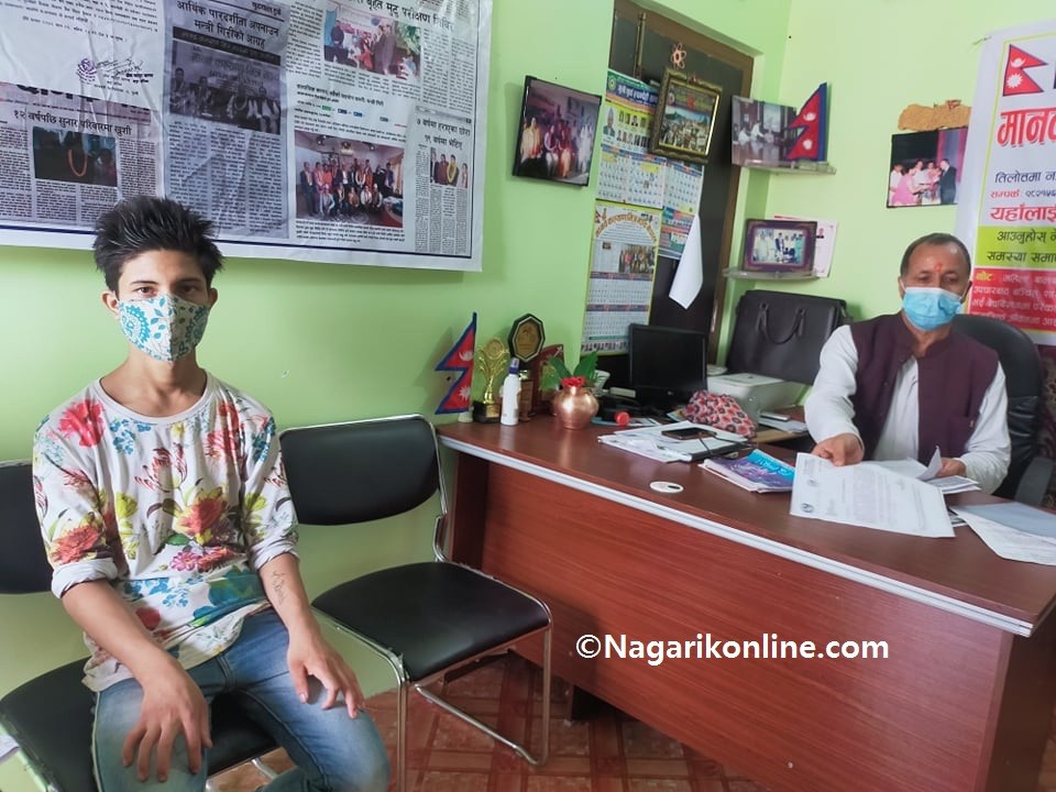 भारतमा अलपत्र देवदहका १६ बर्षिय अविनासको उद्धार,मानव कल्याण मित्र मञ्चले गराइदियो परिवारसंग पुर्नमिलन