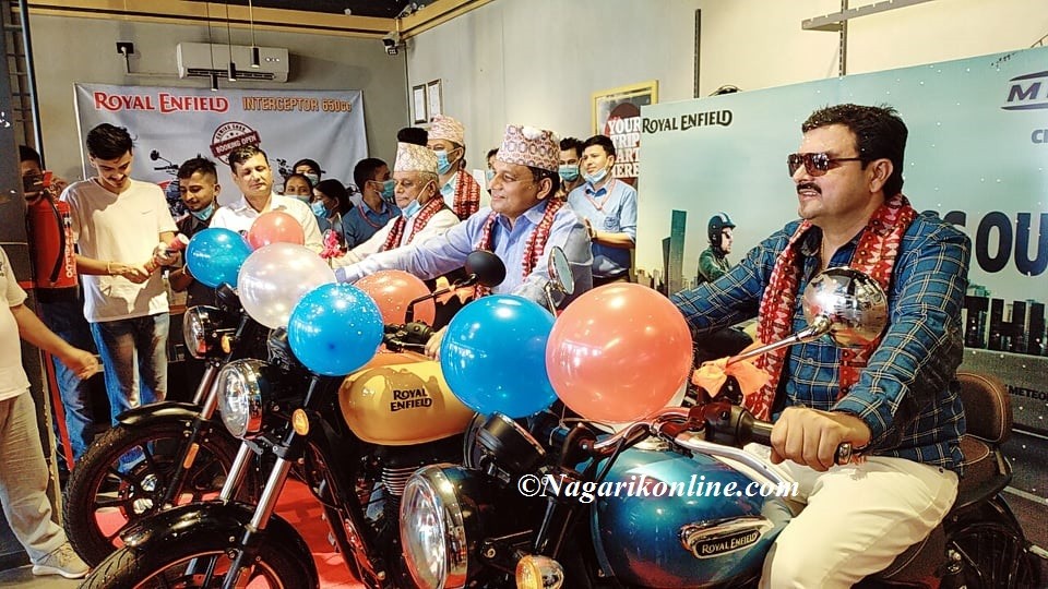 गैरे प्रतिष्ठानद्वारा बुटवलमा रोयल इनफिल्डको मेटिअरका ३ भेरियन्ट लन्च,मूल्य ६ लाखमाथि