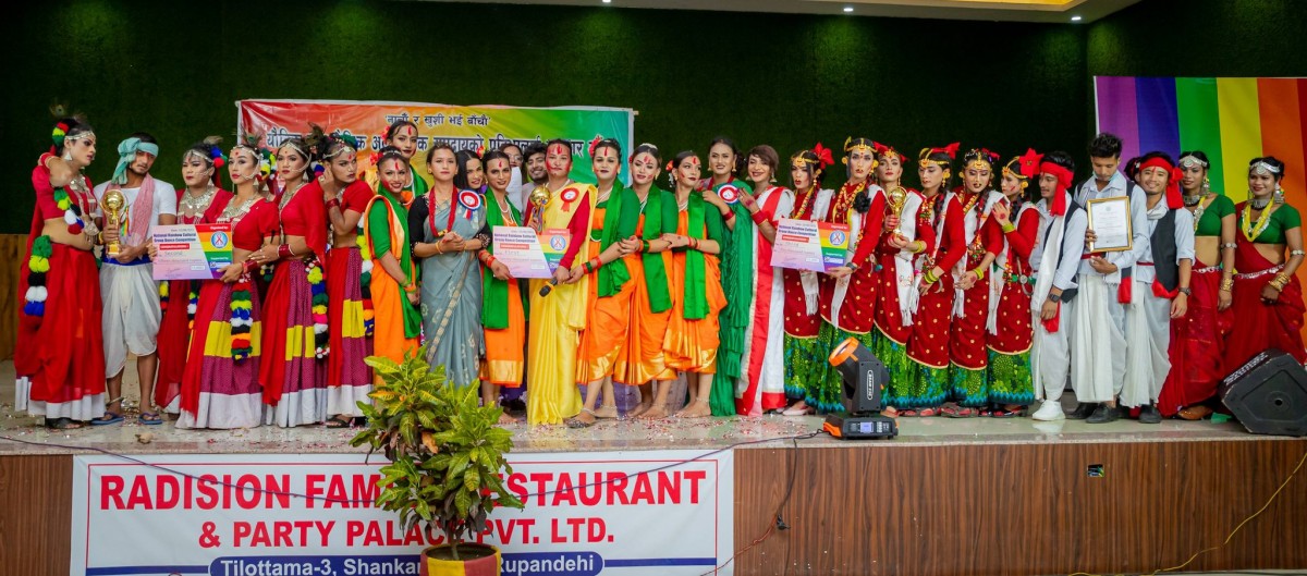 साहसी कदमले जित्यो २० हजार पुरस्कारसहित ‘नेशनल रेन्बो कल्चरल डान्स’को उपाधि