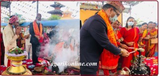 लुम्बिनीका मुख्यमन्त्री कुलप्रसाद केसीले गरे मुक्तिनाथ धामको दर्शन र पूजाआजा (फाेटाेफिचर)