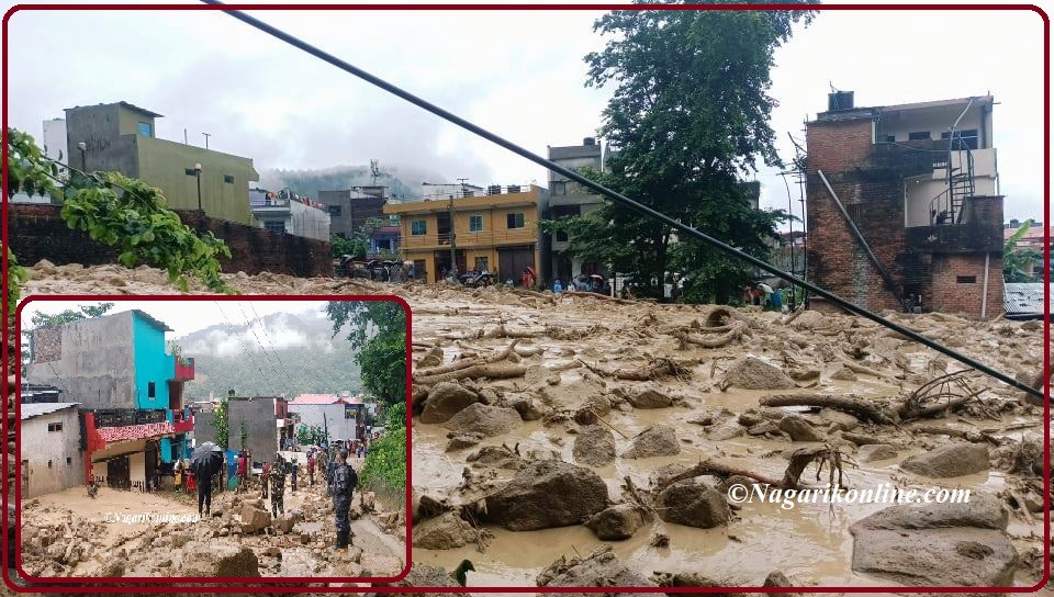 बाढीपहिरोमा परी मृत्यु हुनेको संख्या १११ पुग्यो