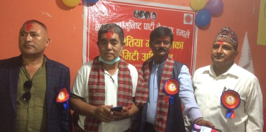 एमालेको ओमसतिया अध्यक्षमा ईन्द्र प्रसाद गुरुङ चयन