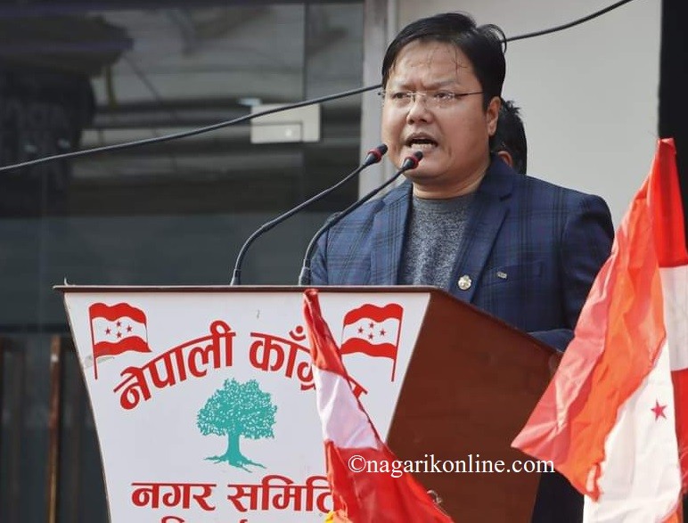 कांग्रेस रुपन्देही  क्षेत्र न.–३ को सभापतिमा सुशिल गुरुङ विजयी