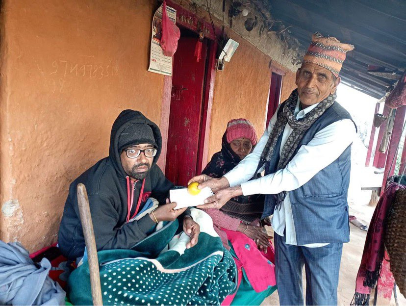 मुसिकोटका विरामी न्युरेलाई गुल्मी समाज भिक्टोरिया अस्ट्रेलियाको आर्थिक सहयोग