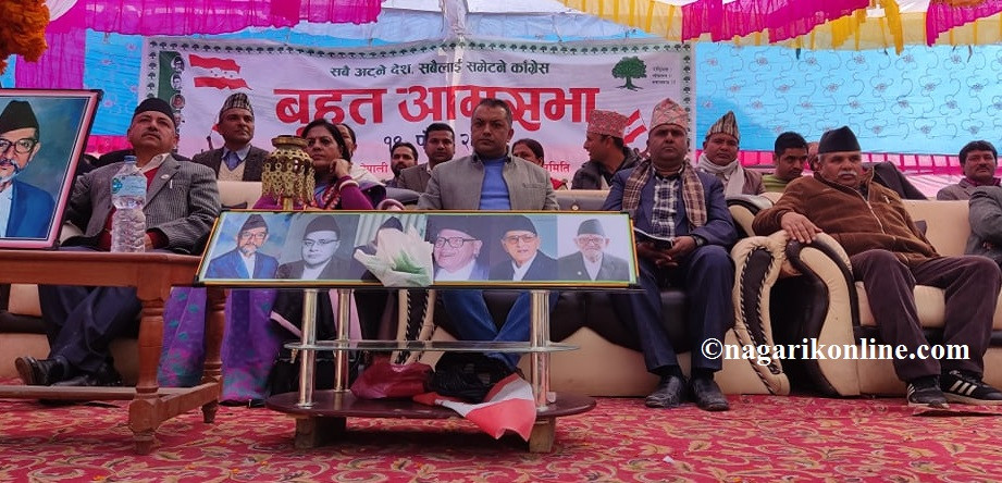 कांग्रेस महामन्त्री गगन थापाले भने-‘पार्टीमा गुटबन्दी र भागबण्डा केही हुन दिन्नौँ’
