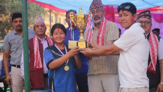 उपमेयर कप महिला खुल्ला कबड्डी प्रतियोगिताको उपाधि कञ्चनलाई