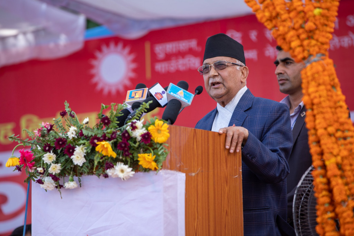 ‘यो गठबन्धन आएपछि पैसा छैन मात्रै भन्छ ‘कस्तो अलच्छिन पस्यो देशमा ’ : केपी शर्मा ओली