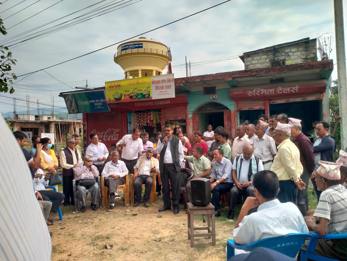 सैनामैनामा सुकुम्बासी समस्या समाधान गर्न पहल
