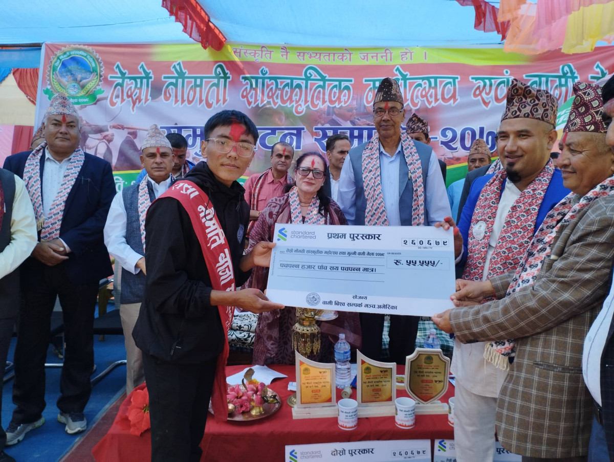 लुुम्बिनीबाट ओलम्पिक टर्च र्‍याली लिएर ओलम्पियन खेलाडीहरु पोखरातर्फ