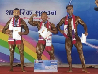 नवौँ राष्ट्रिय खेलकुद : शारीरिक सुगठन प्रतियोगितामा आर्मी च्याम्पियन