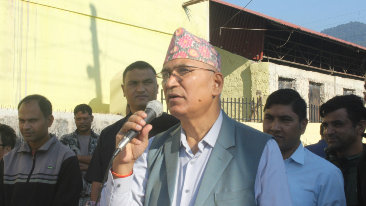तिनाउ–दानव करिडाेरका नाममा कसैले पनि घर–बास विहिन हुनुपर्दैन : विष्णुप्रसाद पौडेल