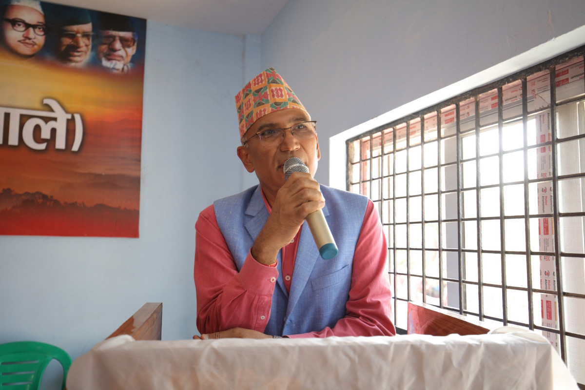 एमाले नेतृत्वमा बन्ने सरकारले भूमिहीन तथा सुकुम्बासीलाई जग्गाधनी पुर्जा दिन्छ :विष्णु पौडेल
