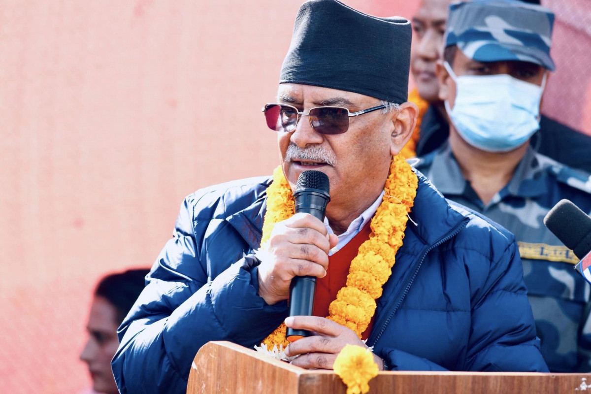 गोरखा २ मा माओवादी केन्द्रका अध्यक्ष प्रचण्डको अग्रता