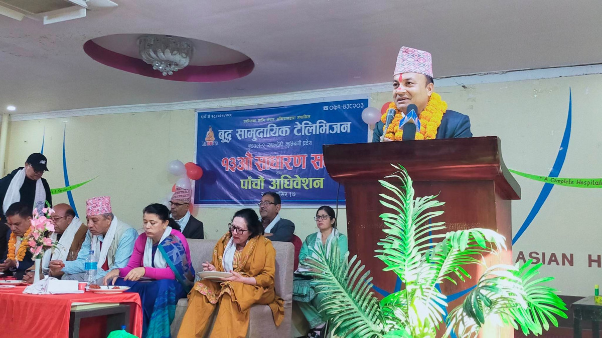 बुद्ध सामुदायिक टेलिभिजनको अध्यक्षमा पुन: ओम ज्ञवाली