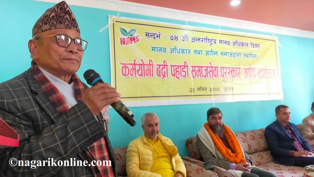 भ्रष्टाचारीलाई आजीवन कारागारको व्यवस्था हुनुपर्छ :  प्रदेश प्रमुख अमिक शेरचन