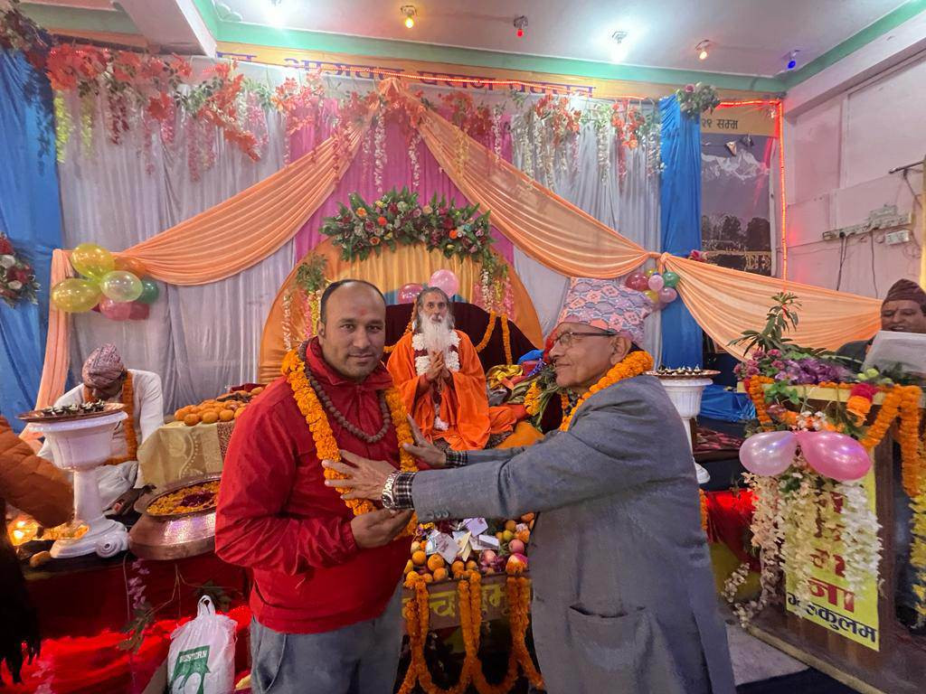 मुक्तिनाथधामका प्रमुख संरक्षक स्वामि लोकानन्दको जन्मोत्सवमा बिबिध कार्यक्रम