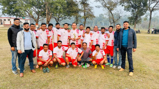 पालिका स्तरीय फुटबल प्रतियोगितामा तिलोत्तमा नगरपालिका बिजयी