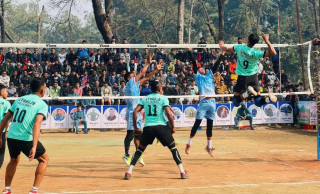 आठौं मणिमुकुन्द रनिङशिल्ड भलिबलको फाइनलमा स्याङजा र नवलपुर भिड्ने