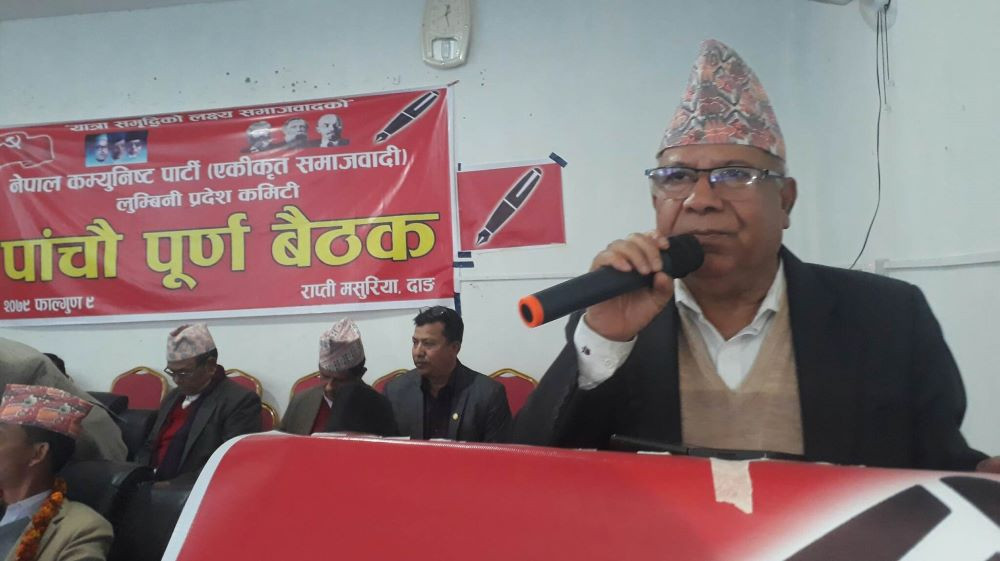 ‘हल्ला धेरै कोणबाटआएपनि मलाई राष्ट्रपति बन्ने ठोस प्रस्ताव आएको छैन’ : माधवकुमार नेपाल