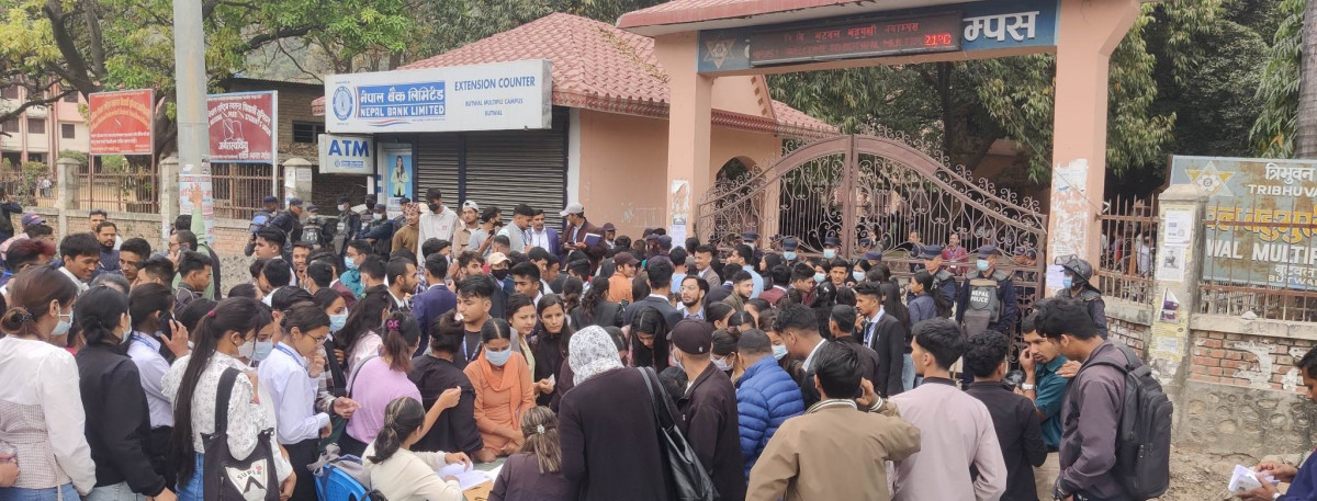 त्रिविका यी ११ आङ्गिक क्याम्पसमा अगाडि बढेन स्ववियु निर्वाचन प्रक्रिया