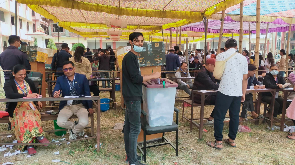 बुटवल बहुमुखी क्याम्पसमा २ हजार ६८१ जनाले गरे मतदान