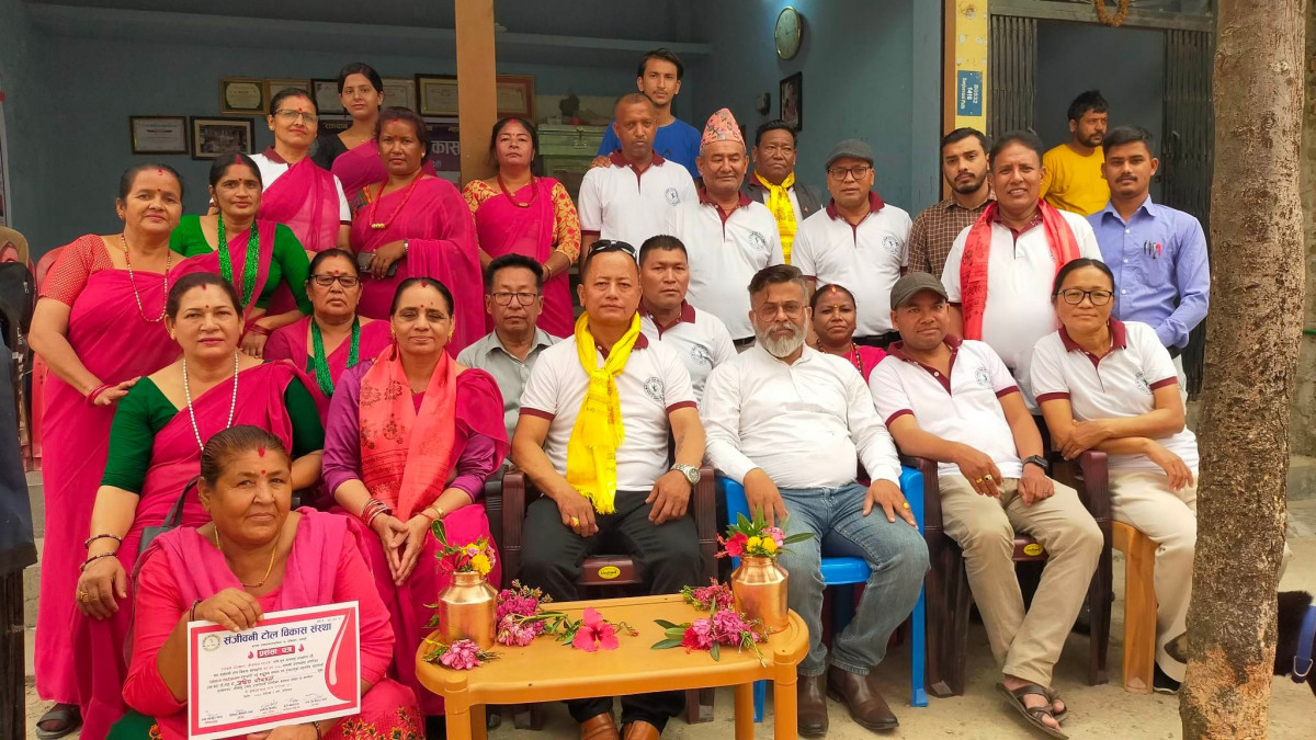 संजीवनी टोल विकास संस्थामा ४१ युनिट रगत संकलन