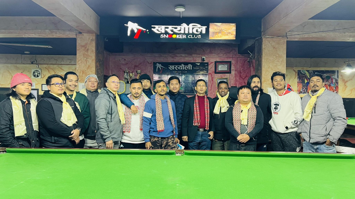 अल नेपाल स्नुकर प्रतियोगितामा भाग लिने खेलाडीलाई बिदाई
