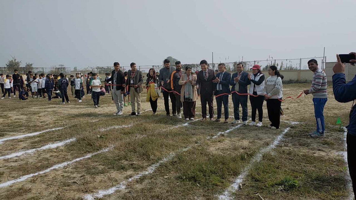 रुपन्देहीको तिलोत्तमास्थित नमस्ते एकेडेमीमा खेल सप्ताह सुरु