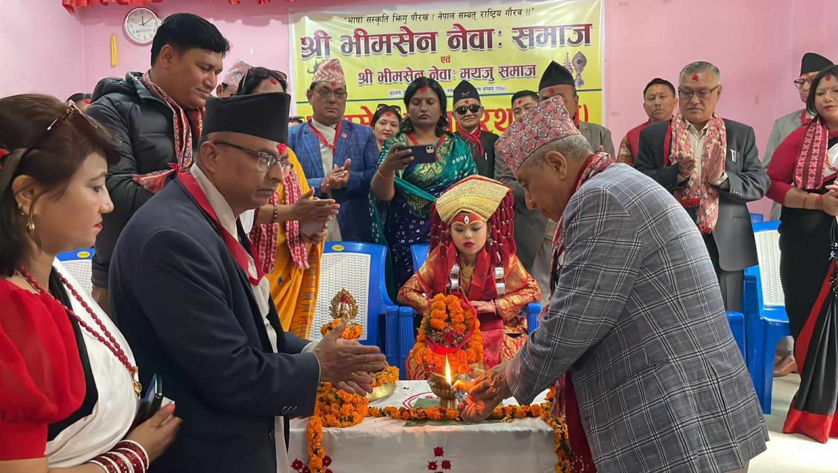 नेवारहरुको ईष्ट देवता भिमसेन भगवानको रथारोहण